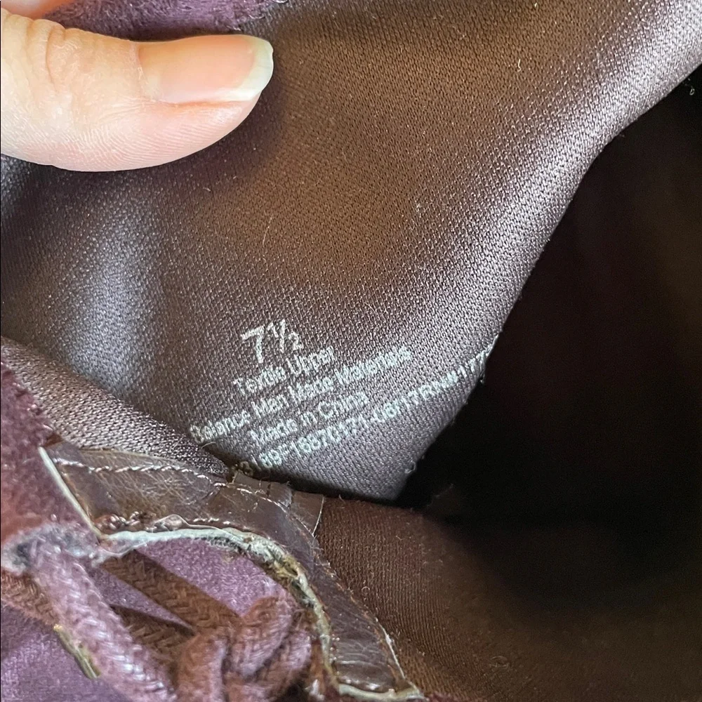 A New Day Elegant Purple Suede Over-the-Knee Boots 7.5